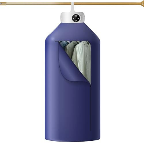 Uten Mini Sèche-linge Portable, 600W Séchoir Electrique à Pompe à Chaleur, Minuterie Arrêt Automatique, Adapté aux Voyages D'affaires, Dortoirs Universitaires, Appartements, Hôtels