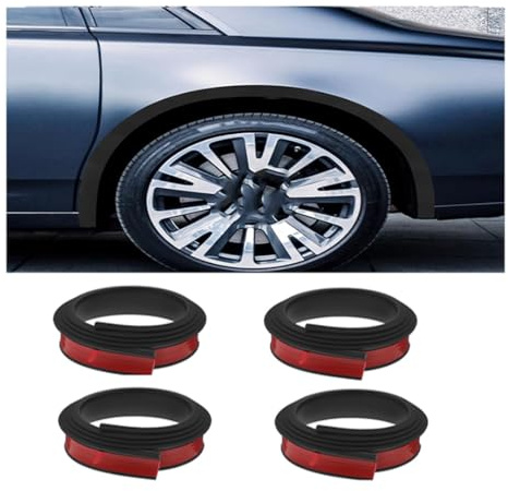 DRYIC Auto Augenbrauen-Kotflügel für Golf Plus 5m1 2005-2008 4 Rollen à 1,5 m dekorativer Streifen für die Radverkleidung von Autos
