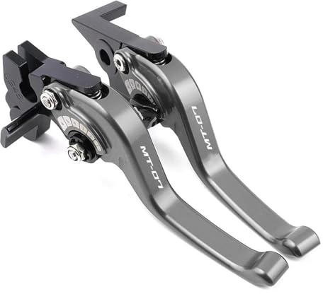 Manijas Dispositivo Freno Manetas De Freno Y Embrague Para Motocicleta Ajustables Para YAMAHA MT-07 MT07 MT 07 2013-2025 Manillar Moto Palanca Embrague(Color 4)