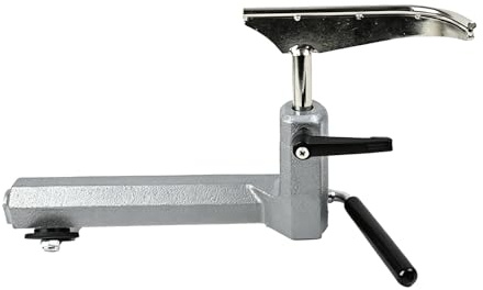 165mm Wood Lathe Small Straight Bend Tool Rest Kit with 280mm Base,16mm Post, 76mm High Post, for DIY Hobbyists to Process Small Wooden Cups, Bowls, Pen Holders and Other Deep-Cavity Workpieces