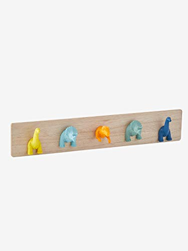 Vertbaudet Dino-Wandgarderobe für Kinderzimmer Mehrfarbig ONE Size