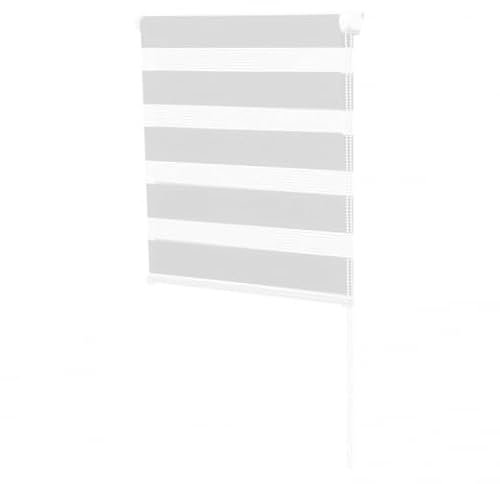 IDMarket - Rollo Zebra Tag Nacht 50 x 150 cm weiß