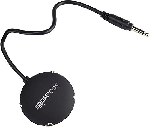 Boompods Multi Kopfhörer Audio Verteiler - 3,5mm Klinkenstecker Adapter mit 4 Anschlüssen, AUX Stereo Headset Adapter, Kompakter Mehrfach-Splitter für Smartphone, Tablet und Computer, Schwarz