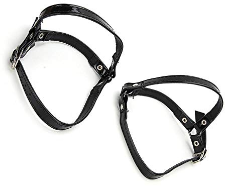 1 par klackband för höga klackar, anti-lösa skosnören Damskor tillbehör(Black)