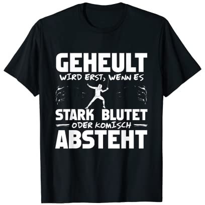 Fechten Degen Fechtduell T-Shirt