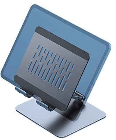 Support de tablette stable, support de tablette réglable en hauteur, base de support de smartphone en alliage en alliage pliable for la plupart des téléphones, tablettes et ordinateurs portables