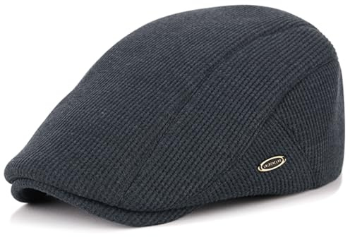 EKMTBJXY Boinas Hombre Gorras de Planas Vintage Ajustable Sombrero Beret para Hombre Newsboy Cabbie Trucker Gatsby Cap