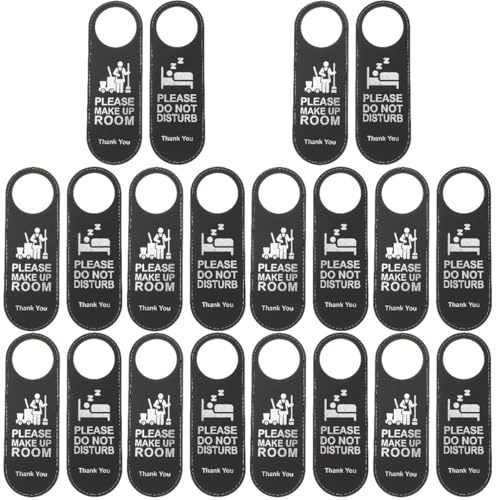 STOBOK Panneau Porte Hôtel Ne Pas Déranger Double Face Signe Porte Suspendu Pour Hôtel Bar Café Facile À Accrocher Lot De 20 9.45 X 3.15 X 1.18 in