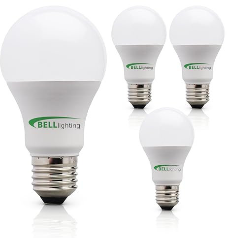 Bell Lighting E27 Edison Screw LED Bulb Fitting (Pack of 3) 8.1w Light Bulb, 180° Beam Angle E27 LED Bulbs Cool White 4000K, 220-240V LED Bulb, 810lm, Non-Dimmable