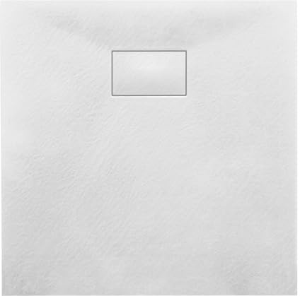 Thermopanel SMC White Shower Trays Base Slate Stone Effect Textured Non Slip - 1200 x 800mm