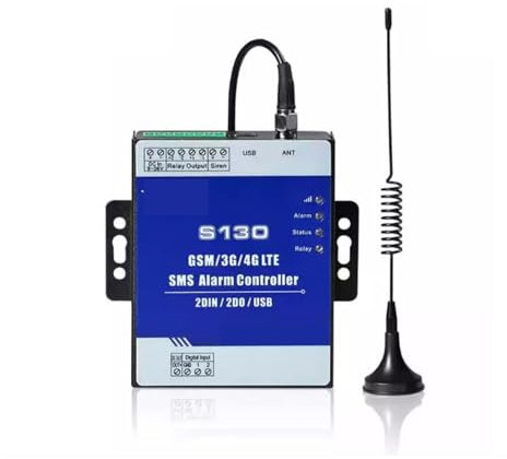 Apricancello automatico scorrevole, Interruttore remoto wireless GSM 3G 4G Controller remoto SMS S130 Automazione domestica intelligente Kit sistema di sicurezza per cancello scorrevole(2G version)