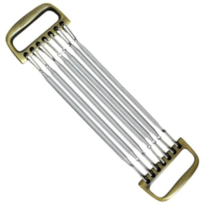 Folpus Frühlings Brust -Expander Arm Muscle Puller mit 7 Metall Spring für Home Fitnessstudio