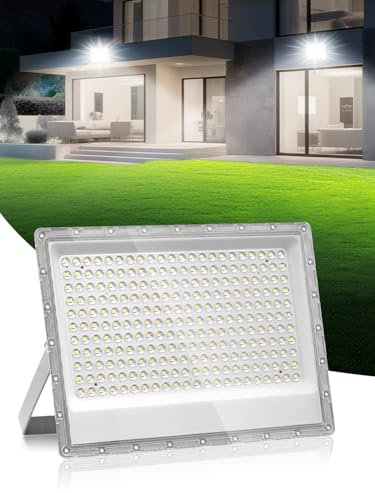 Projecteur LED Exterieur 200W,20000LM Super Lumineux Spot LED Extérieur,6500K Blanc Froid Spot Extérieur Puissant,IP66 Étanche Eclairage Exterieur pour Jardin, Terrasse, Garage, Terrasse