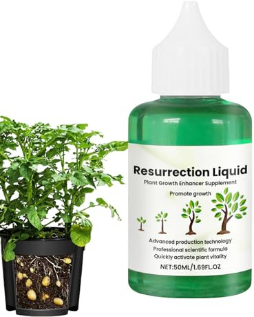 Fertilizzante per piante, fertilizzante vegetale | Liquido per fertilizzanti per piante da interno - Liquido di giardinaggio di risurrezione biologica 50 ml per coltivazione di piante grasse per prato
