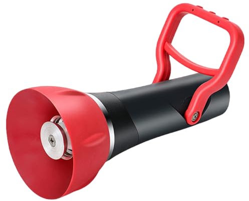 Dorccsi Boquilla para Manguera de jardín, Ajustable, Estilo Bombero, de Alta presión, a Prueba de Fugas, Profesional, clásica, para riego de césped, Lavado de Coches y Mascotas.