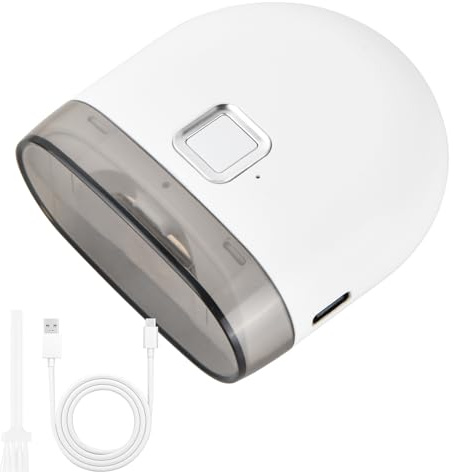 Focenat Coupe Ongle Electrique, Coupe-Ongles Automatique, Rechargeable USB, Lime a Ongle Electrique avec Lumière LED et Rangement Automatique pour Enfants Adultes et Personnes Âgées