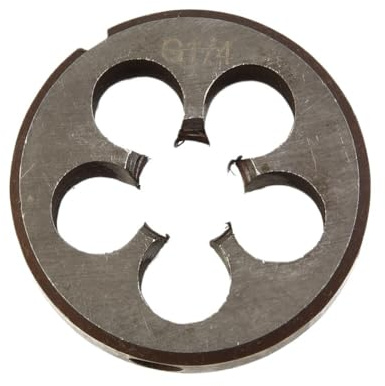 Rundschneideisen for Rohrgewinde aus Schnellarbeitsstahl – G 1/8 bis G 3/4 | Langlebiges HSS-Werkzeug for den privaten und professionellen Gebrauch(1/4x19)