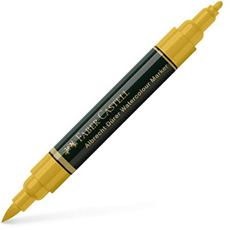 Faber-Castell - 160468 - Aquarellmarker A. Dürer 268, 5 Stück Farbe: Goldgrün.