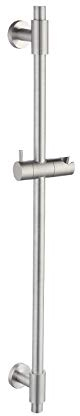KES Duschstange Brausestange Edelstahl SUS 304 Wandstange Dusche Duschkopfhalterung Duschhalterung Stange Duschkopf Verstellbar 78 CM Gebürstet, F209S78-BS