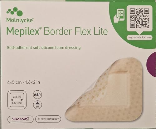 Mepilex Border Flex Lite, 4 x 5 cm, 10-stück