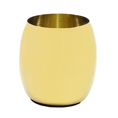 GLigeT Eiseimer 5L Eiskübel Edelstahl Haushalt Kleiner Eimer Sektkübel Bierkübel Cocktail Weinkübel Weiß/Schwarz/Gold Eiswürfelkühler(Gold)