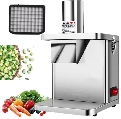 LFfwynog Kitchen Chopper, Electric Grater for Home Kitchen Use, One-Touch Control Shredder, Salad Maker Machine for Fruits, Vegetables, Grater,8.2 * 8.2mm