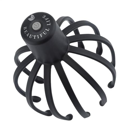 Masajeador Eléctrico Capilar con Diseño de Pulpo Múltiples Modos de | Aliviador Capilar Relajante y Anti Estrés Unisex, Antiestrés y Cuidado Diario del