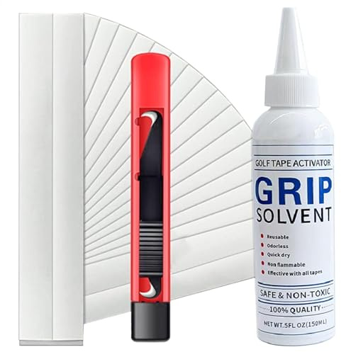 Generisch Golf-Griff-Set | Golf Grip Replacement Kit Grip Solvent – Golf Grip Tape Strips, Golf Club Grip Repair Kits, Golf Grip Installation Kit für Regrip Golfschläger