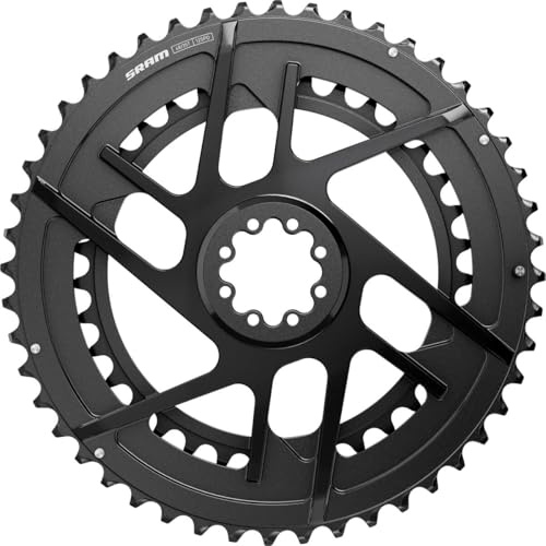 SRAM Rival 2X Kettenblatt-Set, 48/35t, 2 x 12-Gang, 8 Bolzen, Direktmontage, Schwarz, E1 | Direct Mount SRAM 8 Bolzen, Schwarz