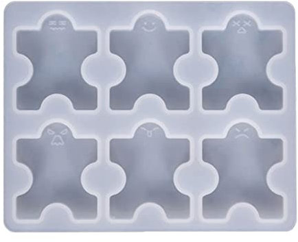 Man Silicone Mold Fondant Chocolate Cake Baking Decorating Tools Building Block Ornaments Resin Mold Chocolate Moulds for Making Silicone Ornaments