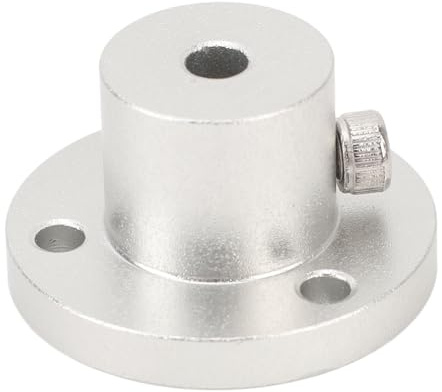 ANKROYU Accoppiamento dell'albero della flangia 4 mm universale in lega di alluminio connettore rigido per la ruota omni 14145 motori argento 28 mm diametro esterno
