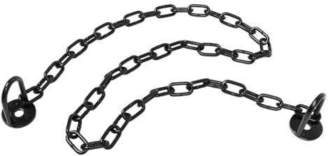 DOITOOL 8Mm Steel River Guardrail Chain Link Connector, 1 Meter Outdoor Safety Barrier Chain for Garden Fence, Driveway Barrier and Park Protective Accessories