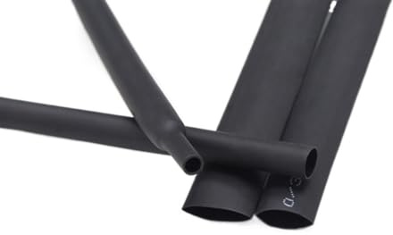 Guaina Per Cavi 1 metro di tubo termorestringente diametro 2 3 4 5 6 7 8 9 10 12 14 16 20 25 30 40 50 mm 2:1 guaina termica in poliolefina isolato nero(7mm)