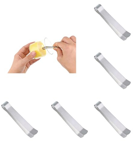 Set aus 5 Hochwertigen Edelstahl-Kerzenlöschern mit langem Griff – Rauchfreies Löschen für Duftkerzen und Stumpenkerzen – Praktisches und Langlebiges Zubehör für Kerzenliebhaber, Platzsparend und viel