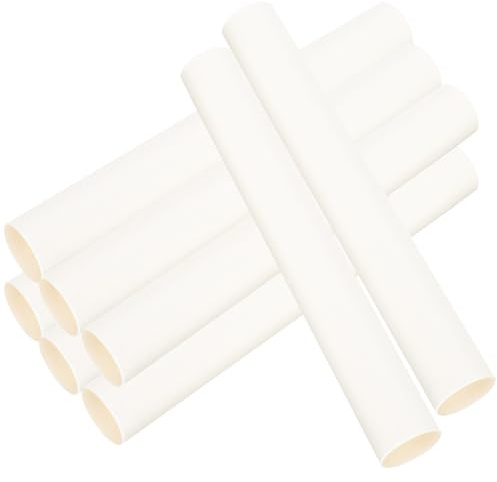 VOSAREA 36 Moldes de Papel Blanco para Hornear Pan en Espiral Superficie Antiadherente y Larga Duración, Ideales para Uso en Cocina y Repostería Casera