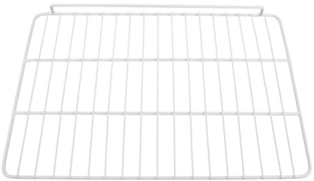 ULTECHNOVO Séparateur de Panier de Congélateur en Acier Inoxydable Blanc 43,5x30cm Grille Protectrice et Garde-corps Simple pour Mini Frigo et Congélateur en Dortoir