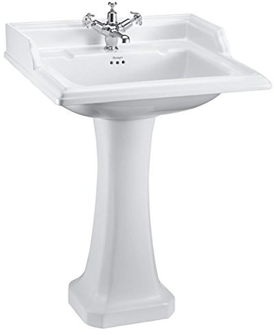 Casa Padrino art deco porcelain washbasin with pedestal 65 x 57.5 x H. 92 cm - Luxury Hotel Collection