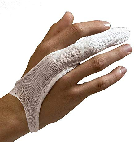 Holthaus Medical Fingerlinge Fixierverband Verband Fingerverband Verbandschutz, nahtlos, 50 St