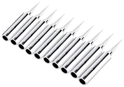 Solder Tips,10Pcs Sharp Soldering Replacement Solder Iron Tips Station Tool 900M-T-I Applicable to 936, 937 Soldering Station