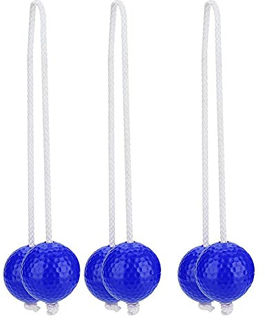 3 Paar Leiter Golfball, Leitergolf Bälle Kugeln Leiter Werfen Bolas Spiel Set Garten Spielzeug für Erwachsene Kinder Kleinkinder (Blau)