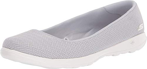 Skechers Go Walk Lite Slip On Trainers Womens Casual Shoes Grey 6