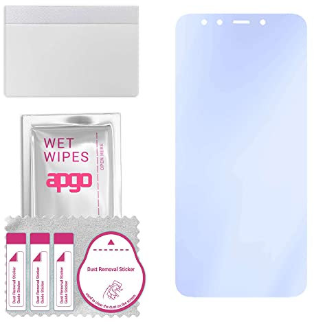 apgo Protector de pantalla Hybrid Glass 9H para Xiaomi Mi A2 (Mi 6X)