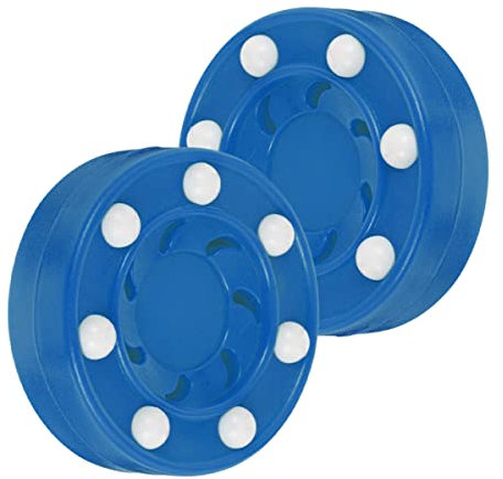 ibasenice Rollhockey Puck 2 Stück Pp Material Glatte Oberfläche Professionelle Trainingspucks Für Junioren Und Erwachsene Straßenhockey Und Rollschuhtraining