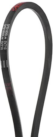 sourcing map SPB-1800 V-Belts Drive Belt 1800mm Pitch Girth 17mm Width 14mm Height Rubber for Power Transmission