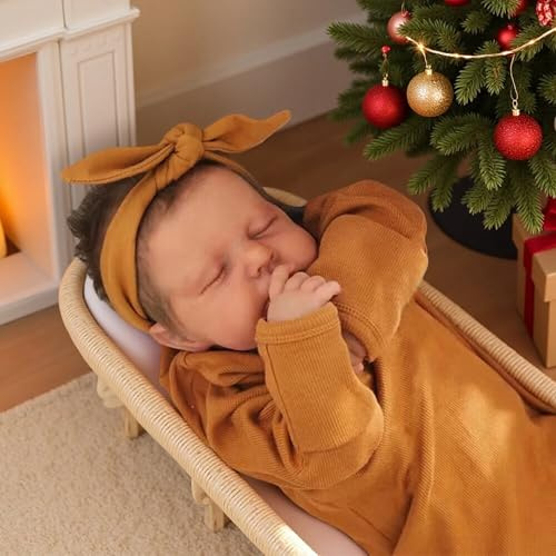 Zero pam Reborn Baby Puppen Mädchen 20 Zoll 50 cm Vollsilikonpuppen Realistische Reborn-Baby-Puppe Anatomisch korrekt Lebensechte Neugeborenen-Puppen für Mädchen mit Fütterungszubehör