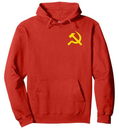 Hammer und Sichel Symbol CCCP UdSSR Sowjetunion Pullover Hoodie