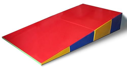 Faltbare Neigungskeil Tumbling Matte für Gymnastik, Kampfsport, Cheerleading, ideal für Tanz, Yoga, Stretch-Training, Kinder, Übungsmatte