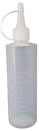 SAGELSHN Quetschflasche Squeeze Flasche Gebänderte Scharfe Öffnung, Transparente Kunststoff-Flüssigkeitsquetschflasche, Soßenflasche, Quetschsoßenflasche, 5-teiliges Set Saucenflasche(50ml)