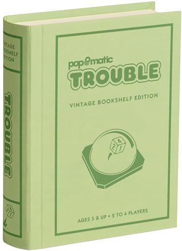 Trouble Vintage Bookshelf Edition Board Game, Ages 5+, 2-4 Players