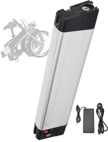 Batteria Per Bici Elettrica Pieghevole Da 36 V, 8 Ah, 10 Ah, 12 Ah, Batteria Al Litio Integrata Per Bici Elettrica Pieghevole Da 750 W, 500 W E 350 W, Con Caricabatteria E BMS 36V,10Ah